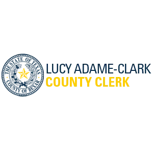 Lucy Adame-Clark County Clerk logo